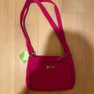 Vera Bradley Little Hipster Magenta Purse